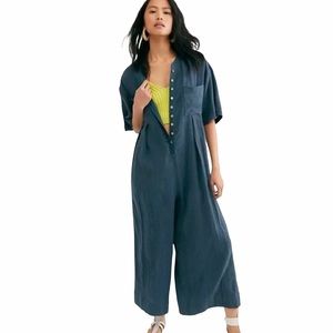 Free People Wide Leg Jumpsuit